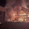 LRA-Ravensburg: Brand einer Lagerhalle auf einer Industrie-Brache in Wangen im Allgäu