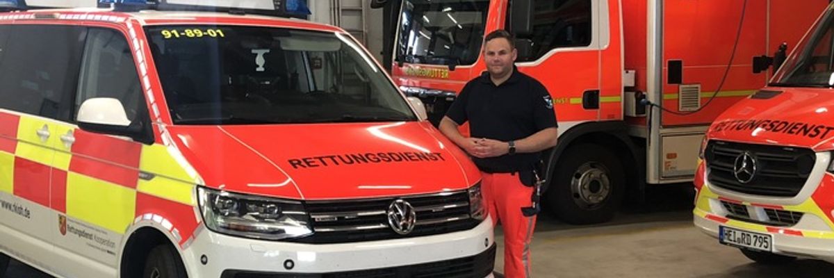 RKiSH: Start des Akut-Einsatzfahrzeugs (AEF) in Rendsburg