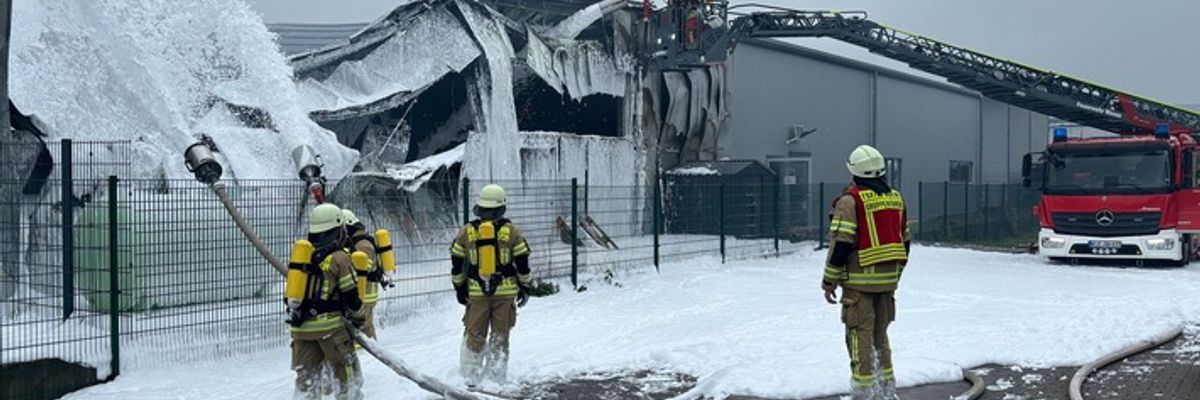 Feuerwehr Goch: Großbrand verursacht hohen Sachschaden