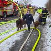 FW-RZ: Dachstuhlbrand in Linau/Hzgt. Lauenburg