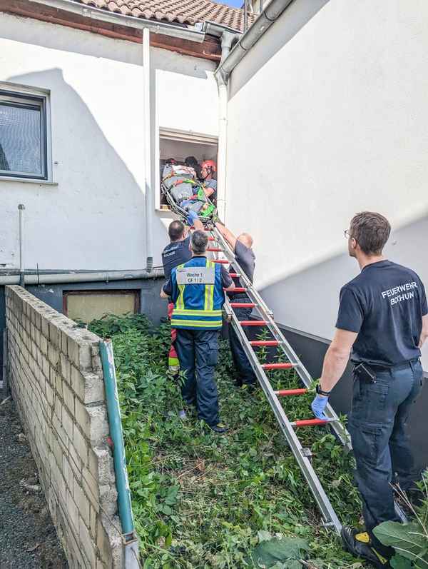 FW-BO: Person aus Wohngebäude gerettet
