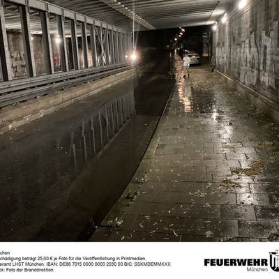 FW-M: Unwetter über München - Bilanz der Feuerwehr (Stadtgebiet)