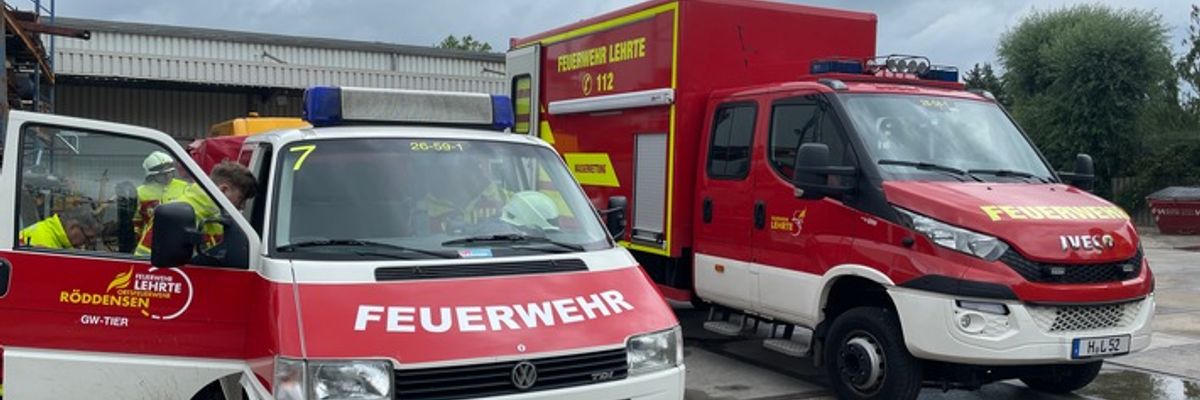 FW Lehrte: Storch lehnt Rettung ab