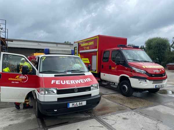 FW Lehrte: Storch lehnt Rettung ab