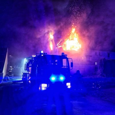 FW Stockach: Gebäudebrand