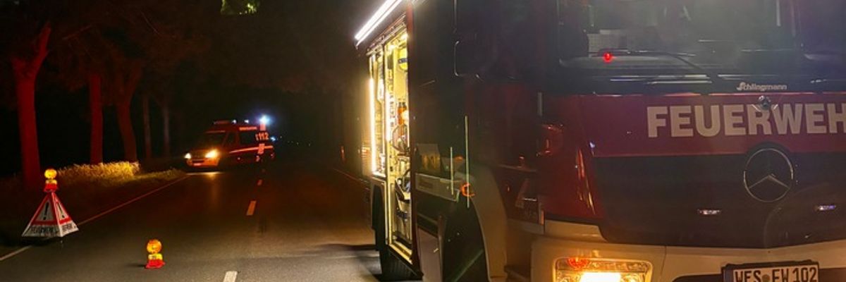 FW-Schermbeck: Verkehrsunfall auf der Weseler Straße