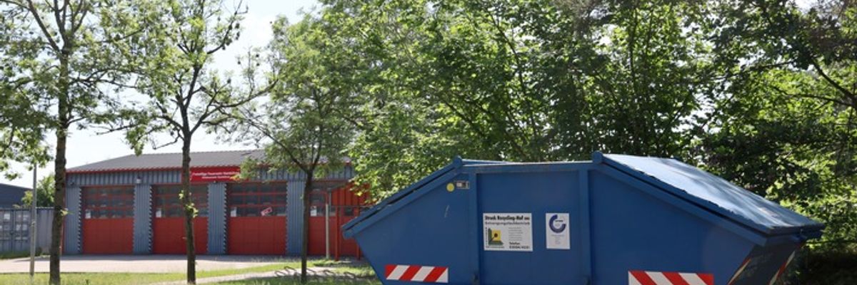 FW Hambühren: Anpassung der Altpapiersammlung am Feuerwehrhaus Hambühren
