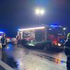 FW Bergheim: Drei Personen sterben bei schwerem Verkehrsunfall auf der Autobahn 61 bei Bergheim Zwei weitere Personen verletzt - Rettungshubschrauber im Einsatz