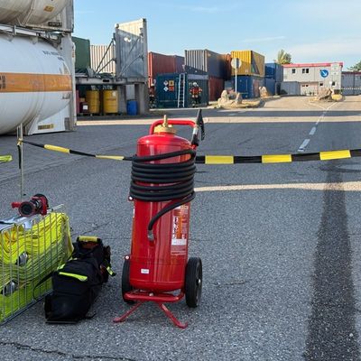 Feuerwehr Weil: Feuerwehreinsatz am Umschlagbahnhof