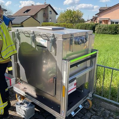 Feuerwehr Weil: Garagenbrand im Ortsteil Haltingen