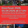 FW Hünxe: Osterfeuer der Einheit Bruckhausen