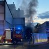 FW Dresden: Nächtliche Brandeinsätze: Brand in einem Heizkraftwerk und Brand eines Containers