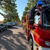 FW-DT: Brand in einem Industriebetrieb - mehrere Personen ins Klinikum transportiert