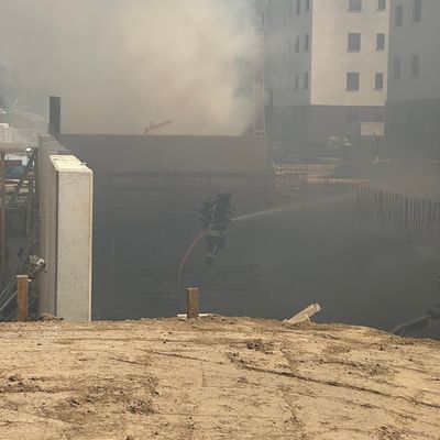 FW-DO: Feuer auf einer Tiefgaragenbaustelle - starke Rauchbelästigung in der östlichen Innenstadt