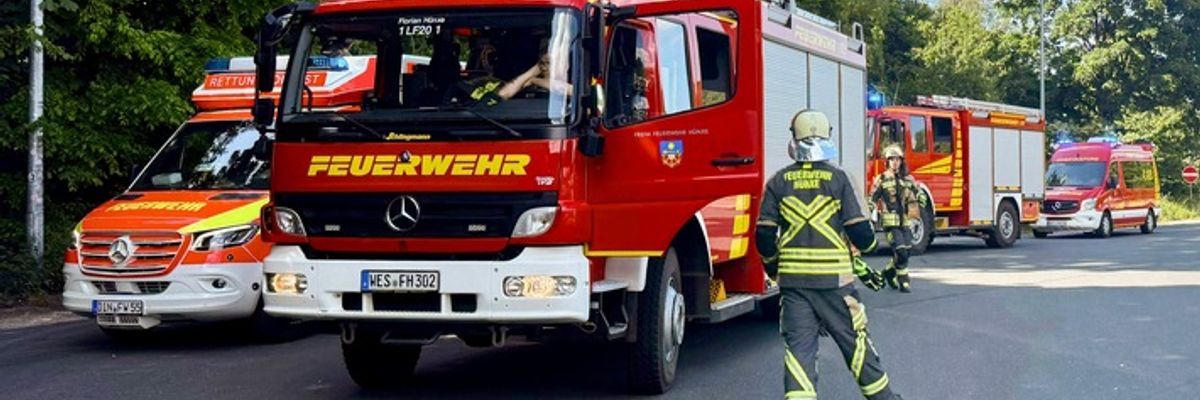 FW Hünxe: Kind in Pkw eingeschlossen