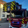 FW Speyer: Küchenbrand in der Straße "Zum Weidentor" - drei Verletzte