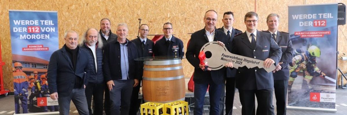 FW Konstanz: Einweihung des neuen Feuerwehrhauses in Dingelsdorf