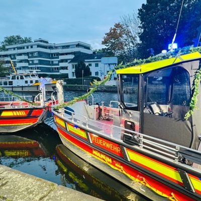 FW-MH: Feuerwehr Mülheim an der Ruhr tauft zwei neue Rettungsboote
