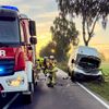FW-OLL: Verkehrsunfall auf der Garreler Straße bei Sage - Person aus Transporter befreit