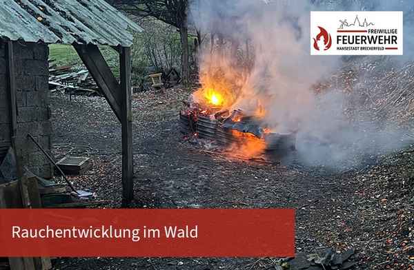 FW-EN: Datum: 18.04.2025/ Uhrzeit: 20:29 Uhr/ Dauer: ca. 60 Minuten/ Einsatzstelle: Schöpplenberg/ Einheiten: Löschzug Breckerfeld/ Löschgruppe Delle/ Löschgruppe Zurstraße