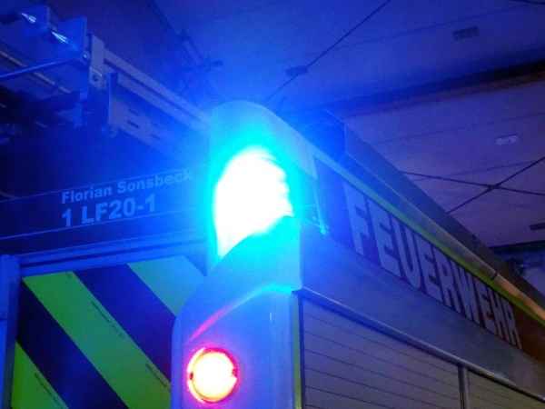 FW Sonsbeck: Garagenbrand in Hamb