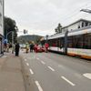 FW Weinheim: Mannheimer Straße wegen Unfall zeitweise gesperrt