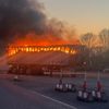 FW-OB: Ladegut kurz vor Ziel in Brand geraten