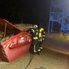 FW-AUR: Feuer im Müllcontainer