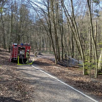 FW-KLE: Waldbrand am Sternberg schnell unter Kontrolle