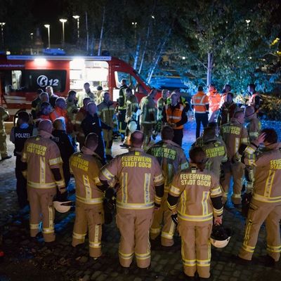 Feuerwehr Goch: Feuerwehr, Bahn und Polizei übten gemeinsam