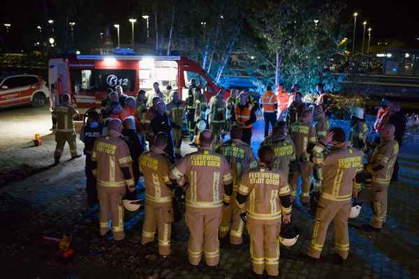 Feuerwehr Goch: Feuerwehr, Bahn und Polizei übten gemeinsam