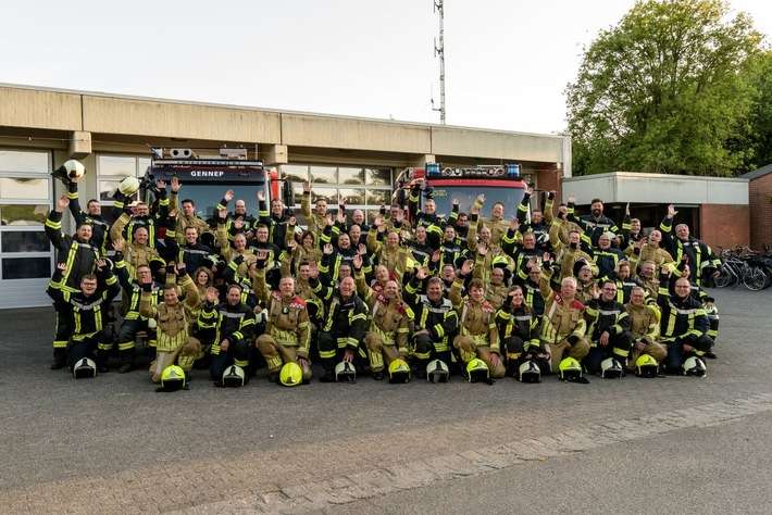 FW Kranenburg: 50 Jahre Freundschaft: Feuerwehr Kranenburg und Brandweer Gennep feiern Jubiläum