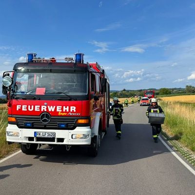 KFV Bodenseekreis: Verkehrsunfall bei Grasbeuren: Zwei Verletzte bei Frontalkollision