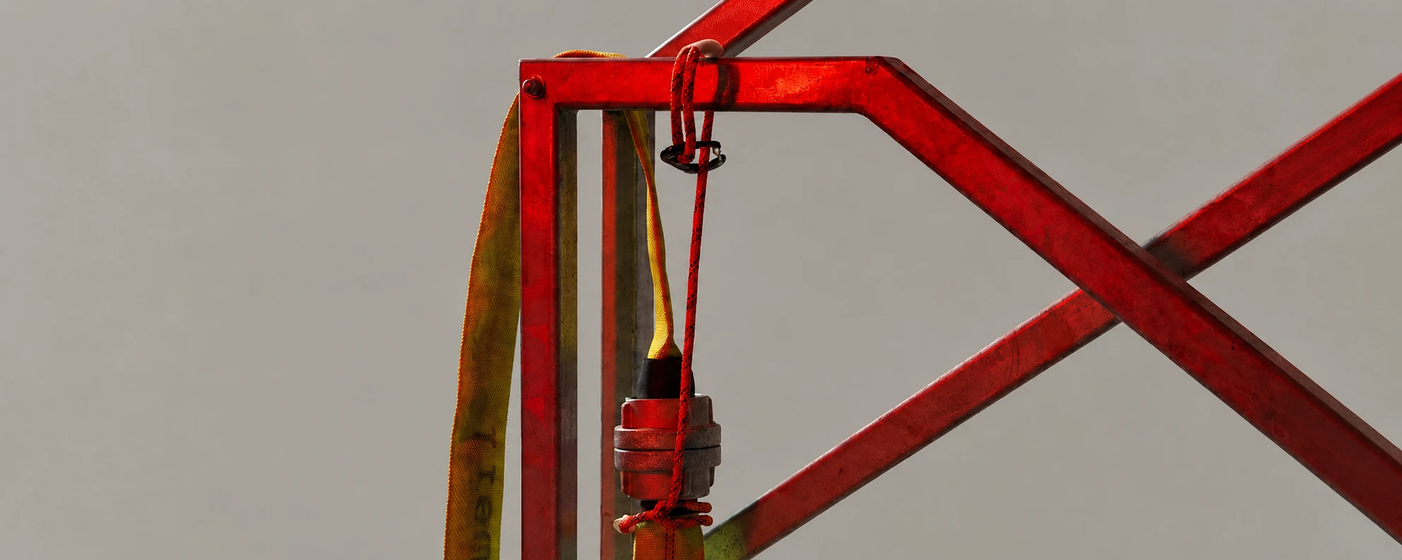 Knotenfreie Schlauchbefestigung - Seilschlauchhalter mit Karabiner