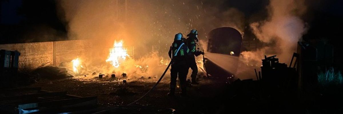 FW-ROW: Feuer schnell unter Kontrolle