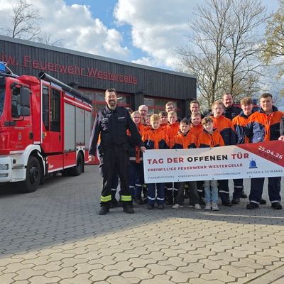 FW Celle: Tag der offenen Tür bei der Ortsfeuerwehr Westercelle am 25. April - Ein Fest für die ganze Familie