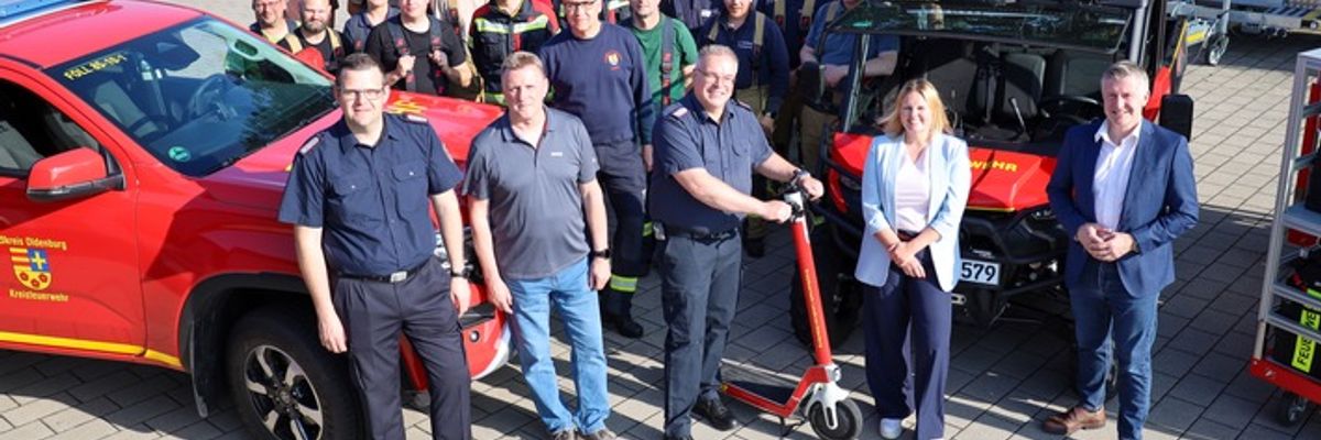FW-OLL: Fachzug Vegetationsbrandbekämpfung erfolgreich alarmiert und erprobt