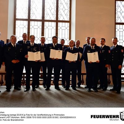 FW-M: Feuerwehr-Auszeichnungen für besondere Verdienste und Engagement (München)