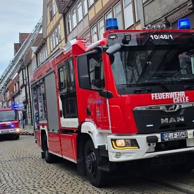 FW Celle: Rauchentwicklung in der Altstadt von Celle
