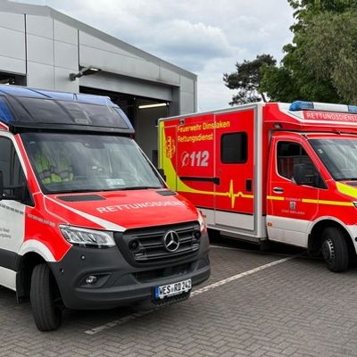 FW Dinslaken: Ein Jahr RTW Voerde 2 - starke Partnerschaft für die Region