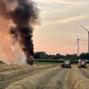 FW Bocholt: Brand eines Mähdreschers
