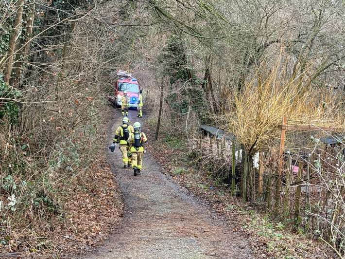 FW Weinheim: Gasgeruch im Waldkindergarten