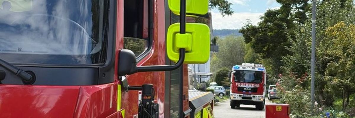 FW Reichenau: Verletzte Person aus Obergeschoß gerettet, Reichenau-Lindenbühl, 29.08.2025