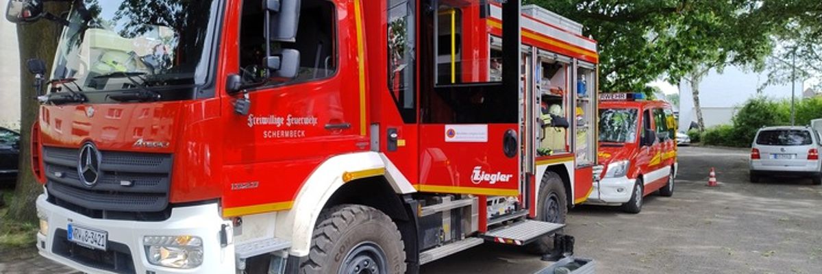 FW-Schermbeck: Unwetter: Überörtliche Hilfeleistung Krefeld