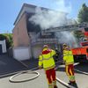 FW-RS: Brand auf Balkon in der Roonstraße - Feuerwehr verhindert Ausbreitung
