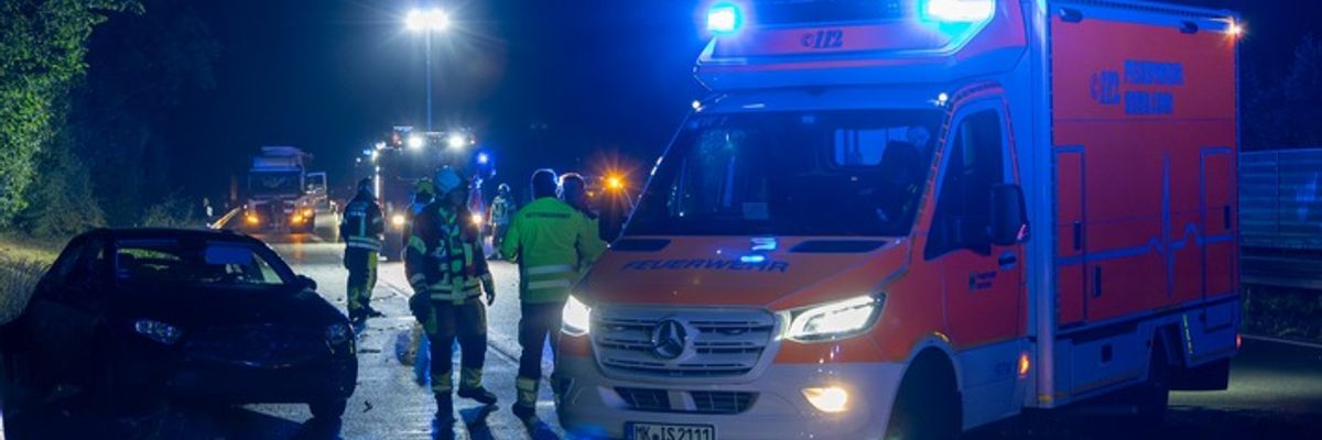 FW-MK: Verkehrsunfall auf der A46
