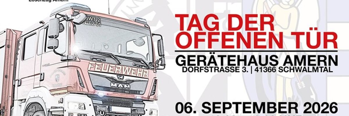FFW Schwalmtal: Tag der offenen Tür beim Löschzug Amern 2026