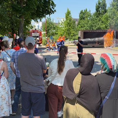 FW Weinheim: Feuerwehr zum Anfassen und Ehrenamt mit Herz - 112 Eindrücke beim Tag der offenen Tür im Feuerwehrzentrum Weinheim
