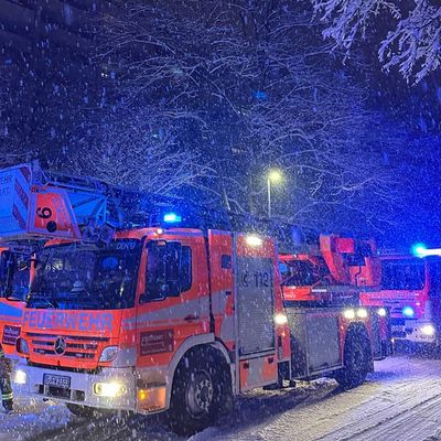 FW Stuttgart: Feuerwehr Stuttgart aufgrund von Schneefall im Einsatz