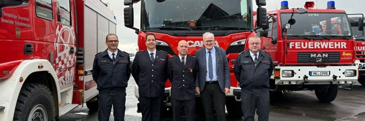 FW Schalksmühle: Feuerwehr Schalksmühle spricht Alexander Horn und Matthias Höfer als neuer Wehrleitung das Vertrauen aus